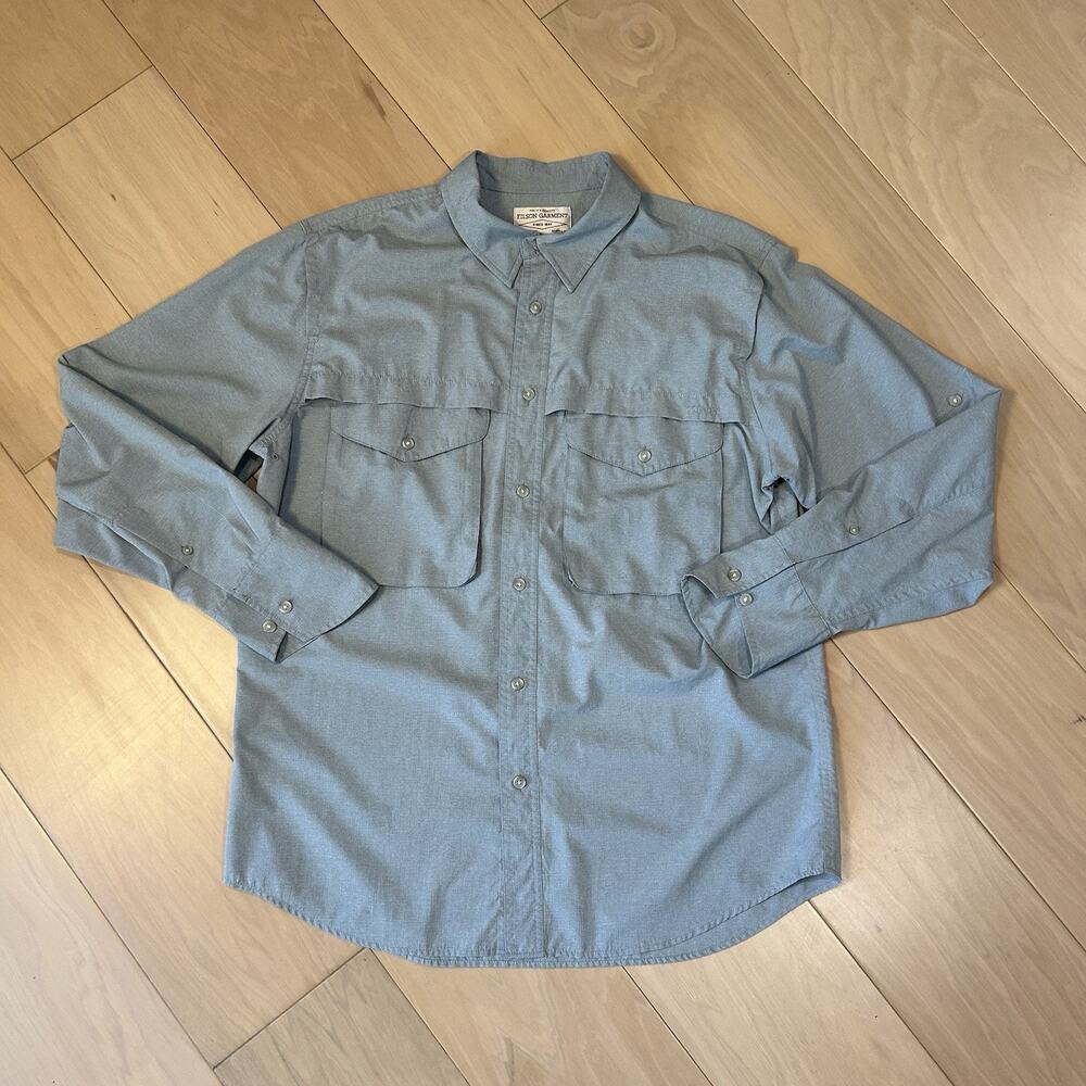 C.C. Filson Twin Lakes Field Shirt Long Sleeve Men’s Large